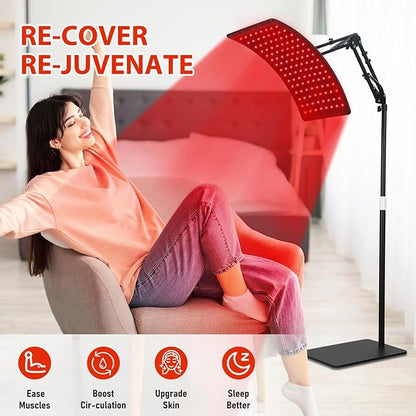 Red Light Therapy for Body, Adjustable 660nm Red 850nm Near