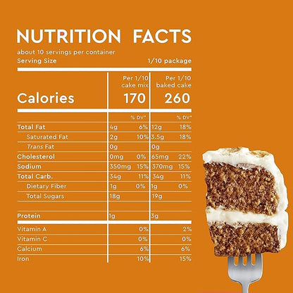 Duncan Hines Signature Spice Cake Mix 15.25 oz (pack of 2)