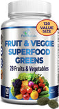 Fruit and Veggie Superfood Greens 120 Tablets 28 Fruits 120 Tablets