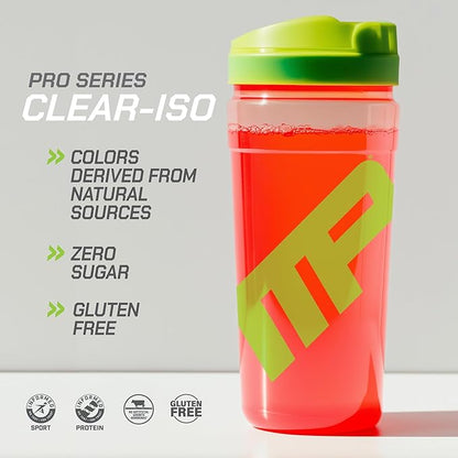 MusclePharm Pro Series Clear-ISO, Clear Protein Powder, 20g Fast-Acting Whey Isolate per Serving Plus BCAAs & L Glutamine | Pro-Grade Muscle Recovery & Growth | Cherry Slush, 1.14 lb, 20 Servings