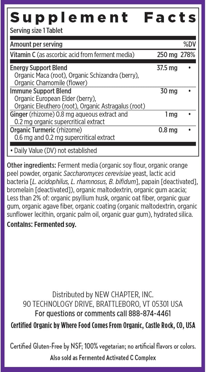 New Chapter® Vitamin C Immune Defense 30 ct