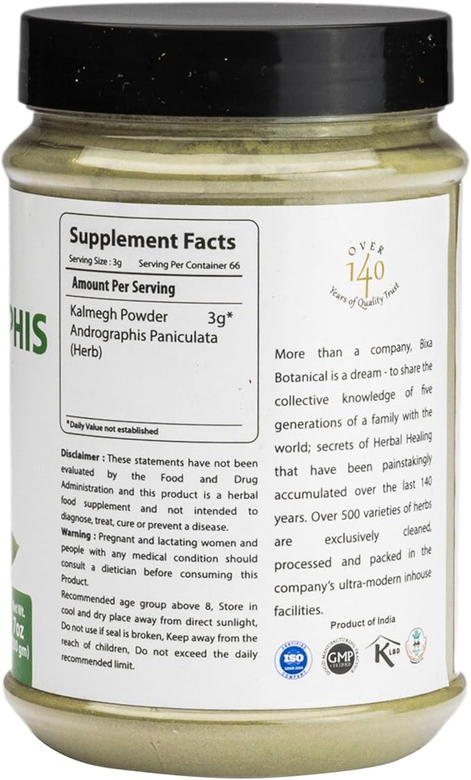 Andrographis Powder (Andrographis Paniculata/Kalmegh) (7Oz) 200g, 1 |