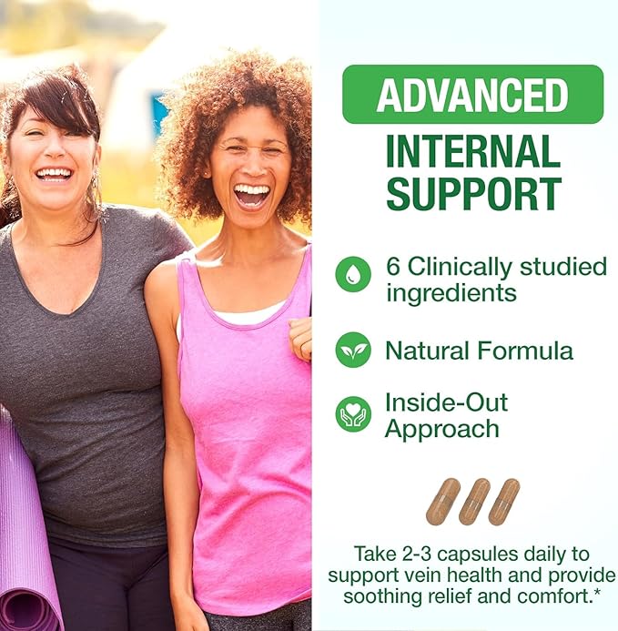 Plus Advanced Natural Relief Formula 90 Veggie 90, Count)