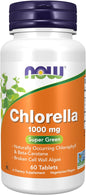 NOW Supplements, Chlorella 1000 mg 60 Tablets