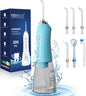 Water Dental Flosser Teeth Cleaner Pick, H2ofloss Cordless Irrigator,5 Mode IPX7 Waterproof 300ML Rechargeable