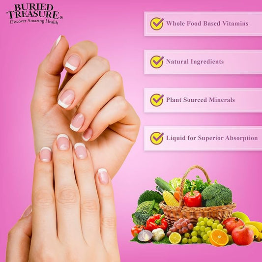 Buried Treasure Hair, Skin and Nails 16 oz