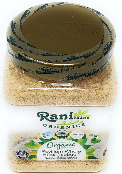 Rani Organics Psyllium Whole Husk Powder 9.8oz (280g) (280g) PET
