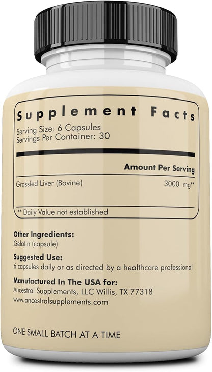 Ancestral Supplements Beef Organs and Stack