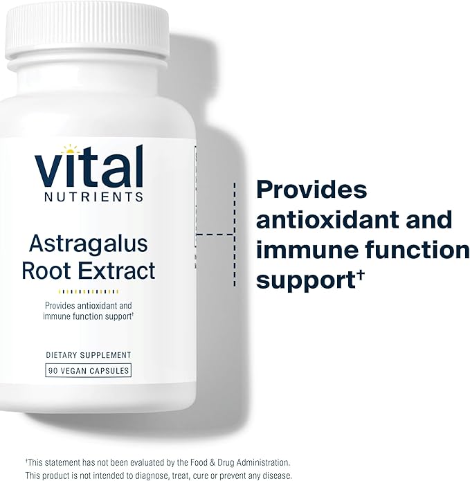Vital Nutrients - Astragalus Root Extract 90 Vegetarian 300 mg