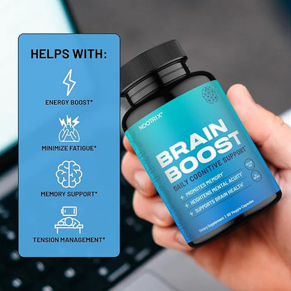 Brain Boost Nootropic Supplement 120 Capsules
