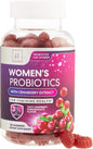 Women's Probiotic - Probiotics for Women Gummy for Digestive Health, Vaginal pH, Urinary & Immune Health Support, 3 Billion CFU w/Cranberry, Probiotic & Prebiotic Gummies for Women - 120 Gummies
