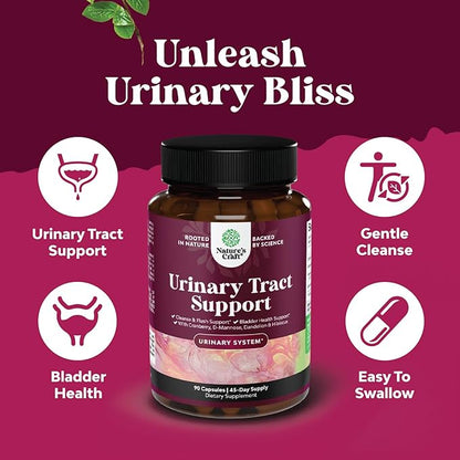 D Mannose Capsules for Urinary Tract Health 90 Capsules