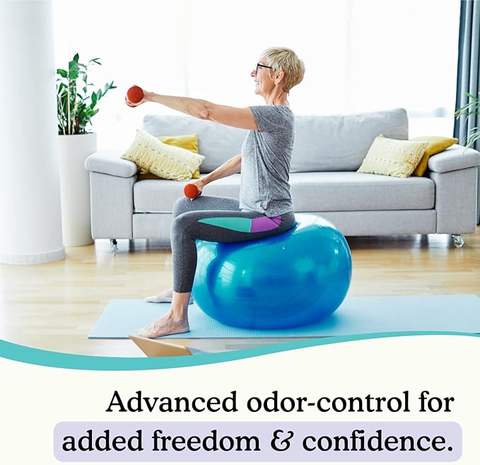 Because Incontinence Pads for Women 100% Leak-Free 20 Count
