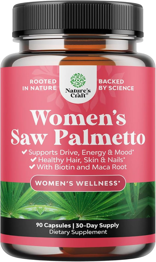 Extra Strength Saw Palmetto for Women 500mg Pure