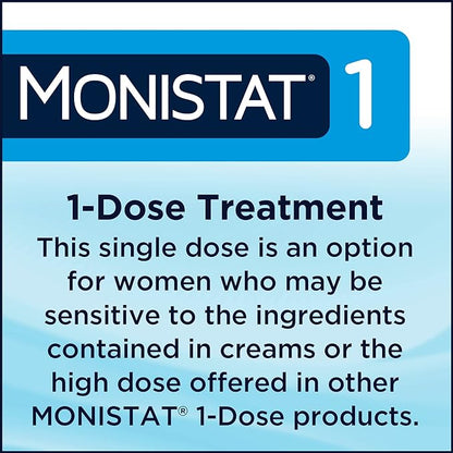 Monistat 1 Day Yeast Infection Treatment 1 Prefilled 1 Pack