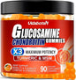 Sugar Free Glucosamine Chondroitin Gummgies, Extra 1500mg with (90 Count)