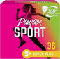 Playtex Sport Tampons, Super Plus Absorbency, Fragrance-Free 36ct