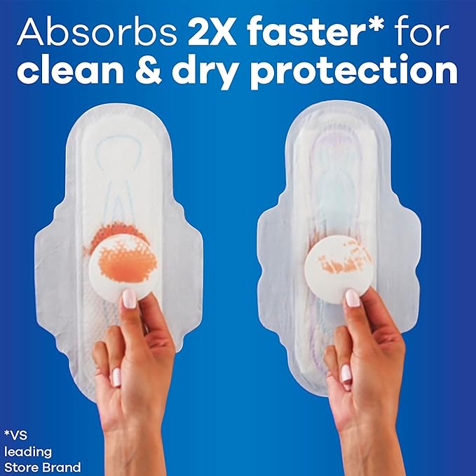 Always Ultra Thin Daytime Pads 1, Regular, 42 Counts 3 Packs (126 Count