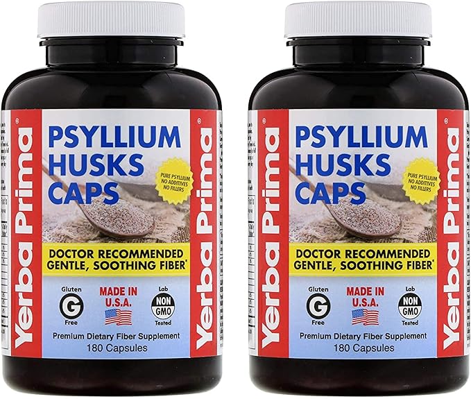 Yerba Prima Psyllium Husks Caps 180 2) -