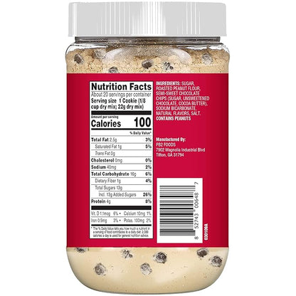 PB2 Pantry Chocolate Chip Cookie and Brownie Mix, Gluten Free, Non-GMO, 4g Protein Per Cookie, Vegan (2 Jars - 16 Oz Each)
