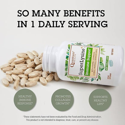 Quantum Health SuperLysine+ Advanced Formula Immune 1500 mg, 180 Tablets 2)