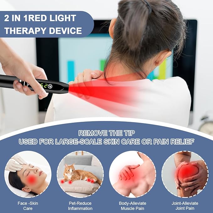 Red Light Cold Sore Red Light Muscle，2-in-1 Multifunctional