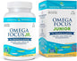 Nordic Naturals Omega Focus Jr., Lemon - 120 Mini Soft Gels - 900 mg Total Omega-3s with EPA, DHA, DMAE & Phosphatidylserine - Attention, Learning - Non-GMO - 30 Servings