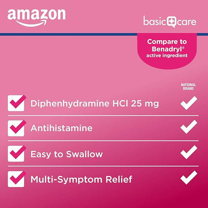 Amazon Basic Care Complete Allergy Relief, 25 mg, 400 Count
