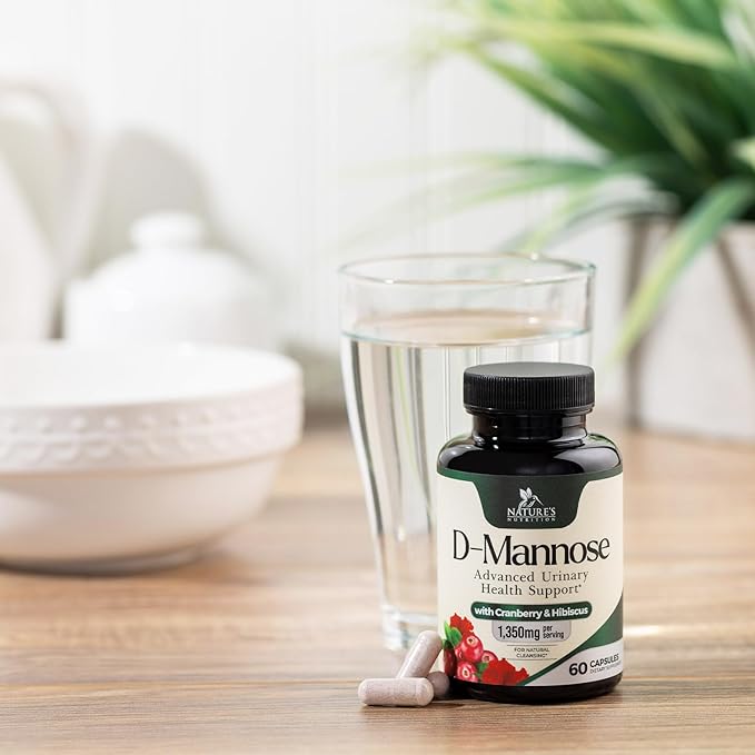 D-Mannose & Cranberry Extract 1350mg Advanced 60 Capsules