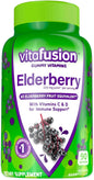 Vitafusion Elderberry Gummy Vitamins, 90ct Elderberry Gummy Vitamins, Chewables, 90 Count