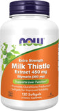 NOW Supplements, Silymarin Milk Thistle Extract, 450 mg, 120 Softgels