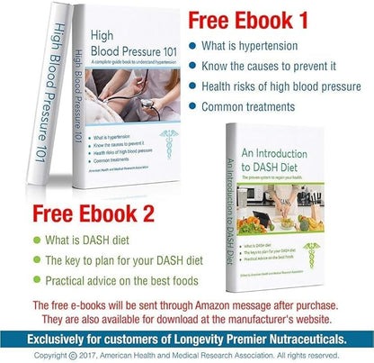 [2-Bottle Value Pack] Longevity Blood Pressure 12+ Quality