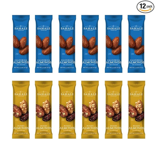 Sahale Snacks Almonds Variety Pack, 1.5 12)
