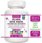 Collagen Biotin Keratin Saw Palmetto Hyaluronic 16 in 1 Capsules, 1000 mg