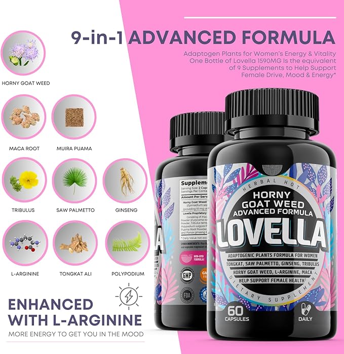Hornygoatweed Women - Libido Booster -60ct USA