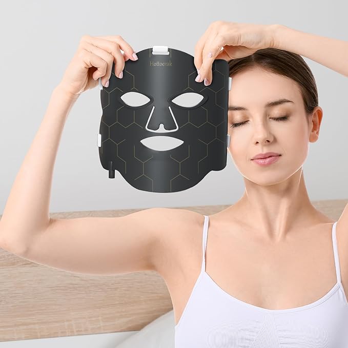 Red Light Mask with Power Bank,