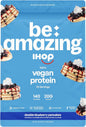 BEAM Be Amazing Vegan Protein Powder | 20g Plant-Based Protein with Prebiotics Fibers | Gluten Free Shake Mix | Low Carb Non-Dairy Smoothie | IHOP Double Blueberry, 25 Servings