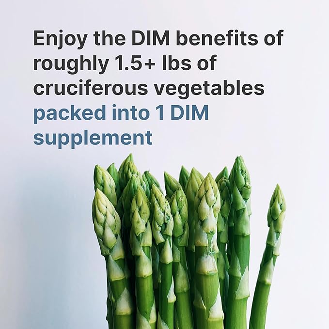 DIM (Diindolylmethane) Supplement | 60-Day Supply | Plastic-Free | Quality Ingredient Testing | Hormonal Balance | PCOS | Menopause | Hormonal Acne | Estrogen Balance
