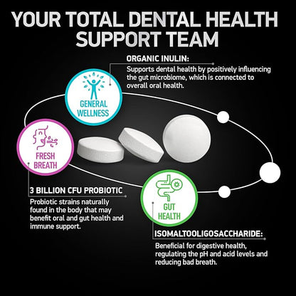 Dental Probiotics For Bad Breath & 90 Tablets