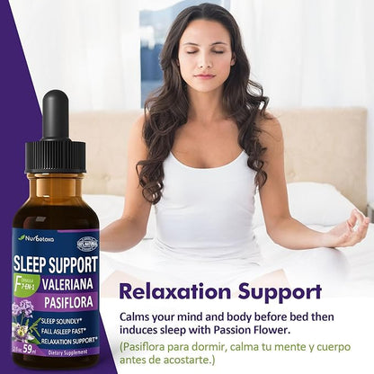 Valerian Sleep Support Drops, Gotas de 2oz