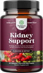 Kidney Support Cranberry Pills for Women and Men - High Strength Kidney Cleanse Detox & Repair with Stinging Nettle Uva Ursi and Astragalus for Kidney and Bladder Health - Non-GMO Halal and Vegan