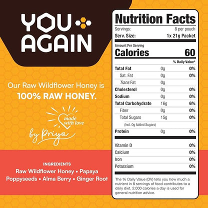 You Again Super Honey Wild Spiced Packets 8 Count