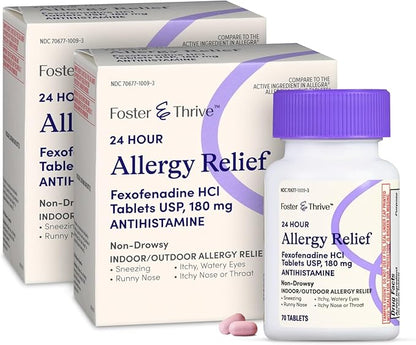 Foster & Thrive 24 Hour Allergy 140 Tablets 180 mg 2