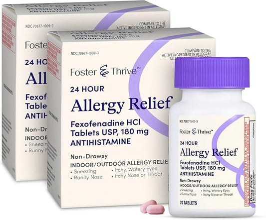 Foster & Thrive 24 Hour Allergy 140 Tablets 180 mg 2