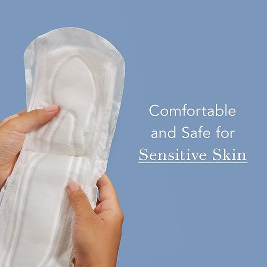 Rael Incontinence Pads for Women, Organic 4 Layer 30 Count)