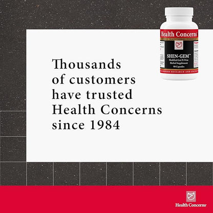 Health Concerns Shen-Gem 90 Capsules