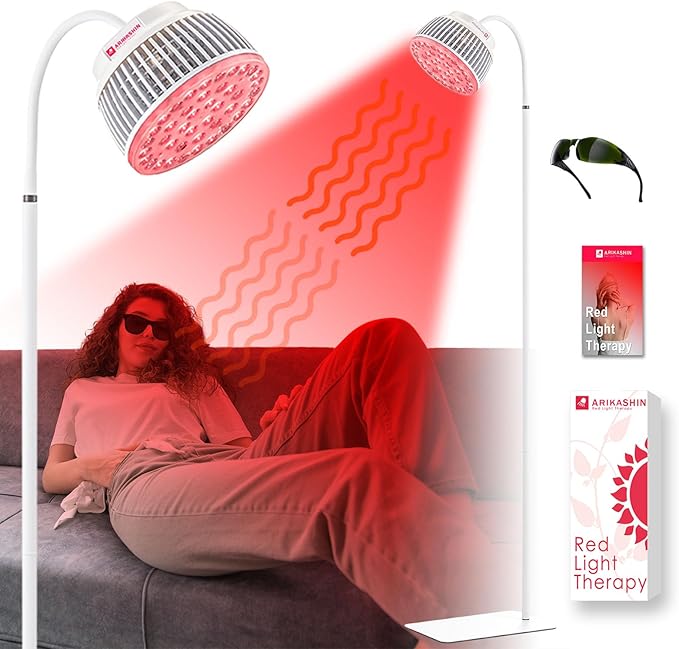 Red Light Therapy Lamp for Face 660nm Red 850nm&940nm Infrared