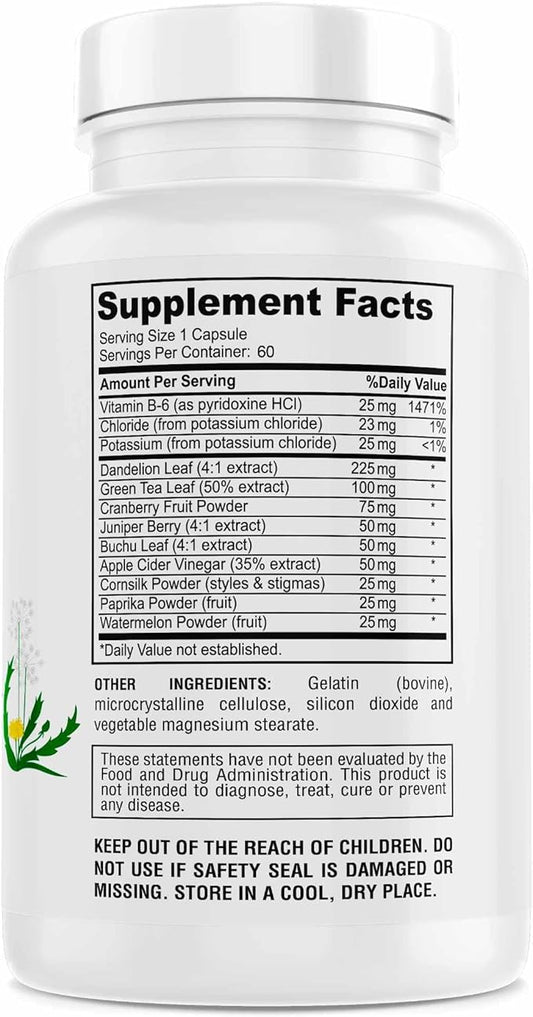 Water Away Diuretic 60 Capsules