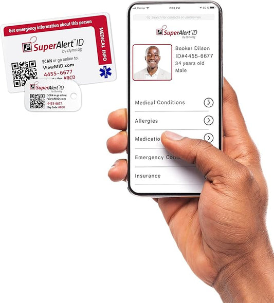 Dynotag SuperAlert™ Smart Medical ID