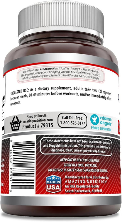 Amazing Formulas BCAA 2:1:1 1000 Mg (1 Pack, 250 Count)